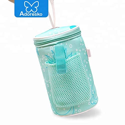 Travel Baby Bottle Warmer, Portable Milk Bottle Heater, USB Powered Milk Warmer With Temperature Sensor & Insulation
