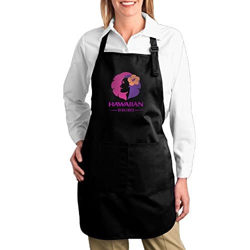 HAWAIIAN AIRLINE LOGO ISLAND GIRL Kitchen Aprons For Women Men,Cooking Apron,bib Apron With Pockets