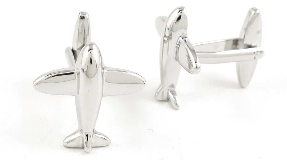 1 Pair Men's Cufflinks ID156137 Aircraft Cuff Links Cadeaux Mariage Partie Chemise Tissu Shirt Party Bouton Classique