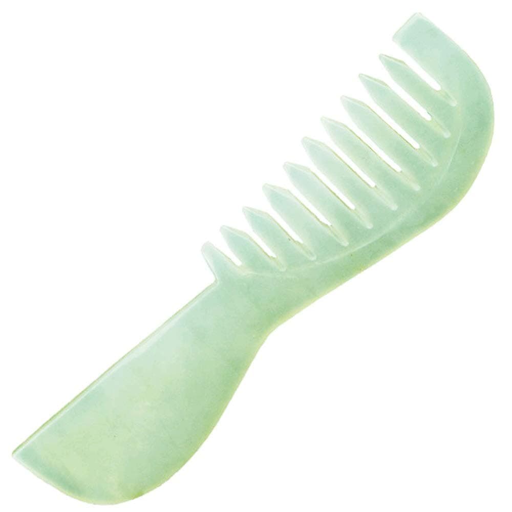 Natural Jade Comb Head Massage Health Combing Meridian Hair Care Hair Care