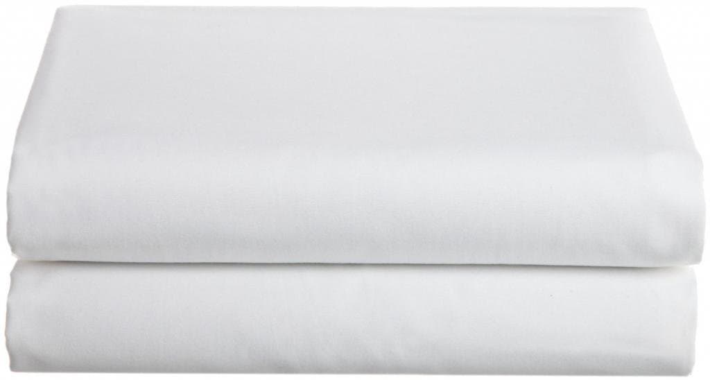 Elaine Karen Deluxe King 100% Poly Cotton Fitted Bed Sheet - White