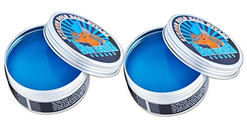 Blue Fighter Pomade Strong Hold Water Soluble Muay Thai Pomade 3.5oz Pack of 2