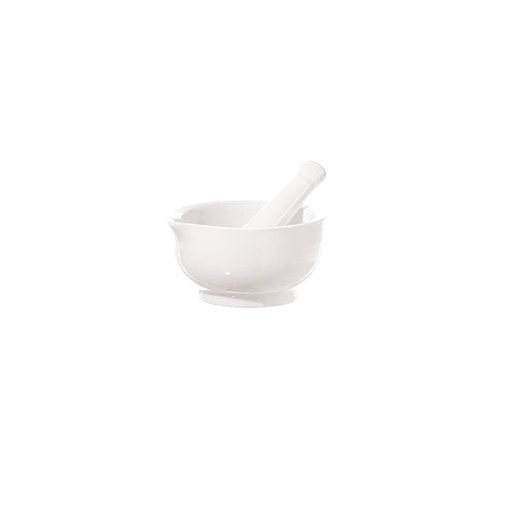 la Porcellana Preparazione Mortar & Pestle, Porcelain, White, 11.5 x 11.5 x 6 cm