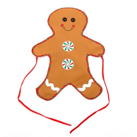 Kids Christmas Aprons: Nonwoven Gingerbread Man Apron