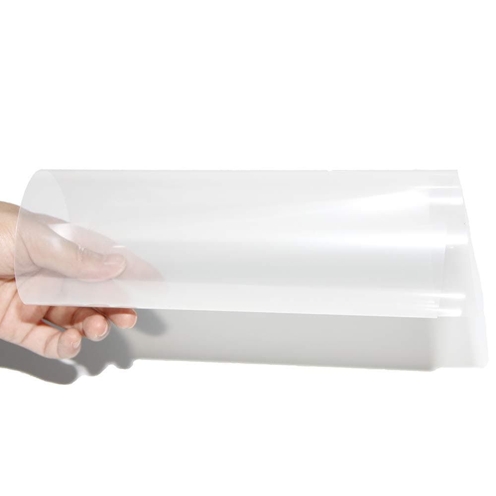 Rear Projector Film Adhesive Holographic Projection Film for Home Cinema and Office Presentation, Clear with a Little Grey, 8.3"x11.7"