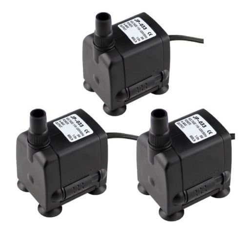 3X Submersible Pump160 GPH Aquarium Fish Tank Powerhead Fountain Hydroponic