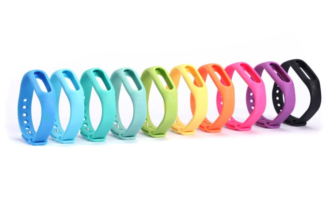 Catoe Colorful Waterproof Replacement Band for XiaoMi Wireless Wristband Bracelet (No Activity Tracker)-Purple