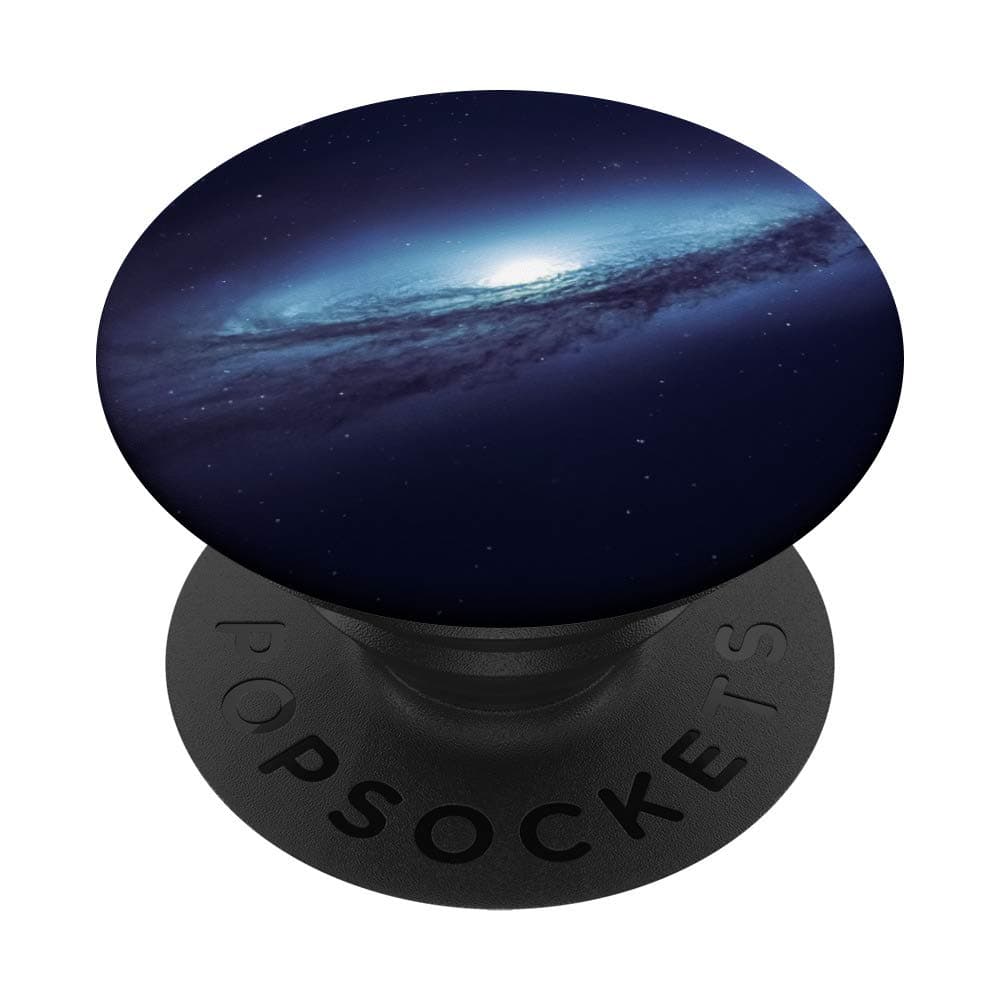 Space Pop Sockets Blue & White Nebula Beautiful Galaxy Theme PopSockets PopGrip: Swappable Grip for Phones & Tablets