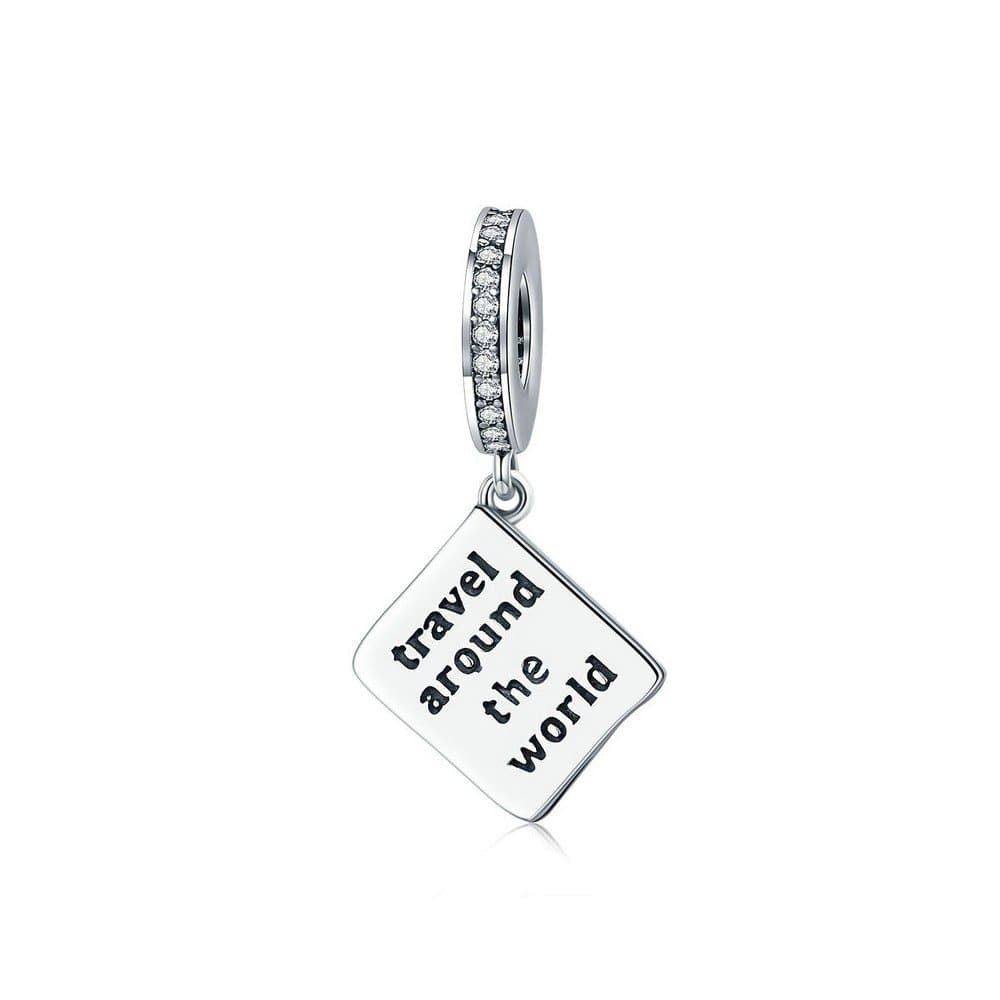Mijn bedels Sterling Silver Pendant Charm Passport