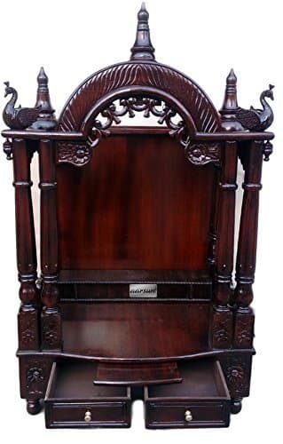 Wooden Temple/Wooden Mandir/Pooja Room/Mantap in Teak/Sangwan/Mandir Design by Aarsun
