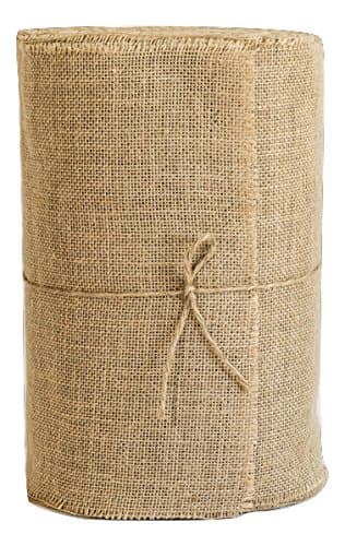 Ambrose Arts 14 Natural Burlap - 50 Yard Roll - Unfinished Edges