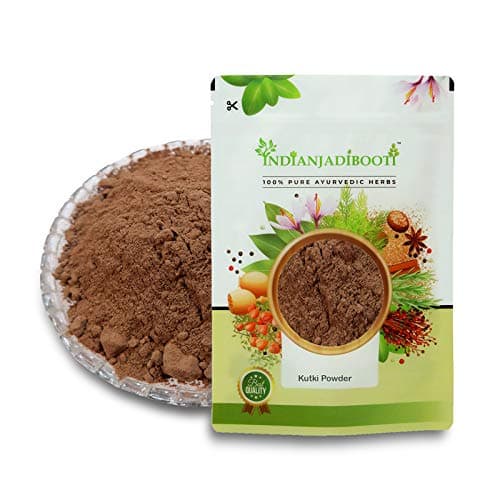 IndianJadiBooti Kutki Powder Picrorhiza Kurroa Hellabore, 250 Grams [8.8 Oz] Pack