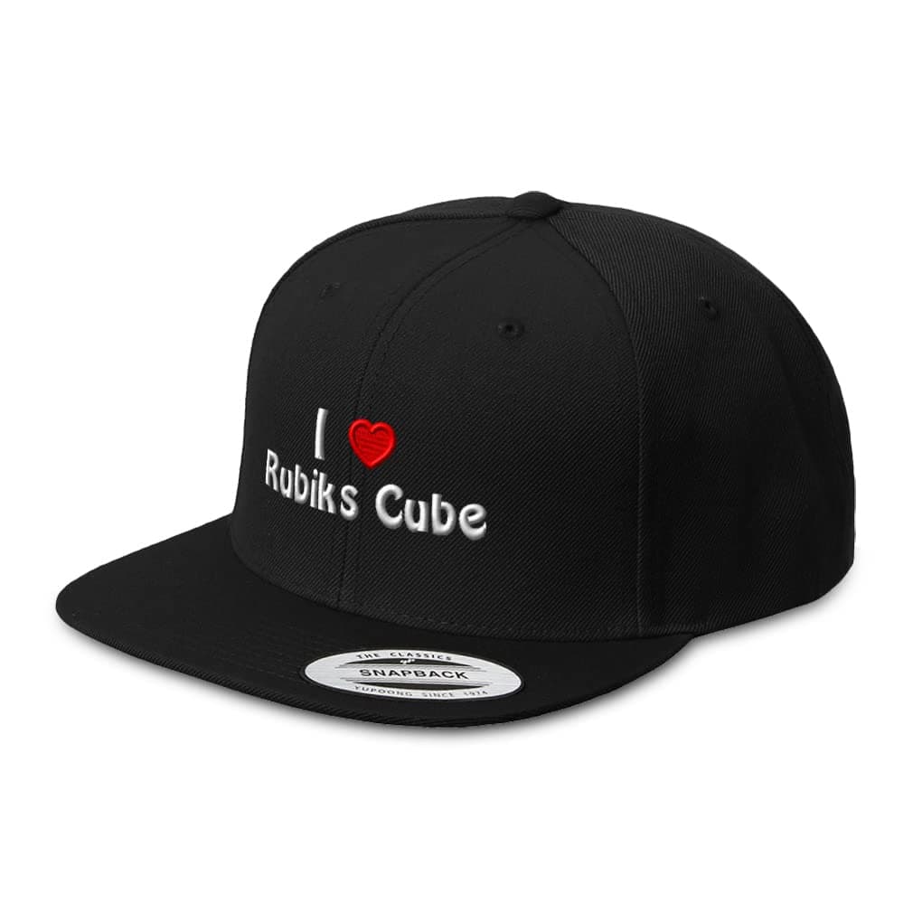 Speedy ProsSnapback Hats for Men & Women I (Love) Rubiks Cube Red Heart Hobbies Lovers