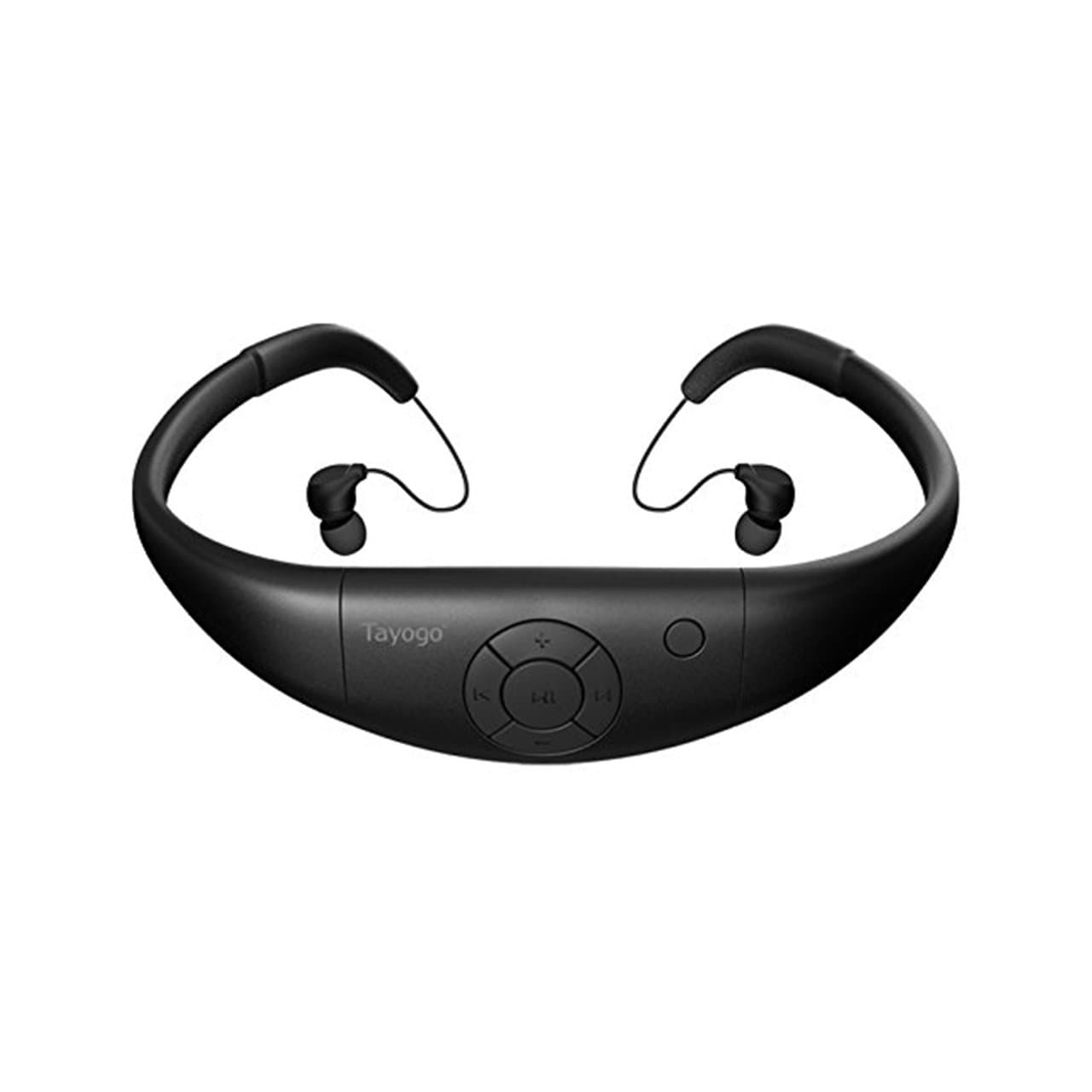 Tayogo Waterproof MP3 Player, IPX8 Swimming Waterproof Headphones, 8GB Memory Can Download 2000 Songs, Work for 6-8 Hours Underwater 3 Meters, with Shuffle Feature