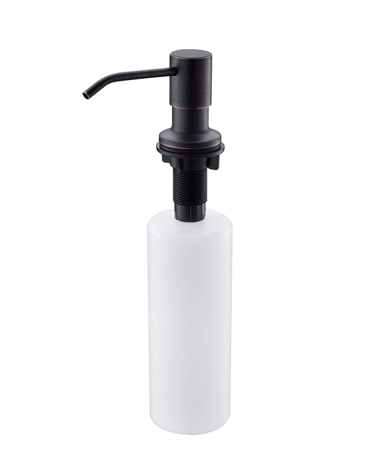 APPASO 17-Ounce Oil Rubbed Bronze Kitchen Dish Soap Dispenser - Large Capacity - 500ml Bottle Built in Hand Sink Pump, Sink Soap Dispensers Replacement-3.15 Inch Threaded Tube