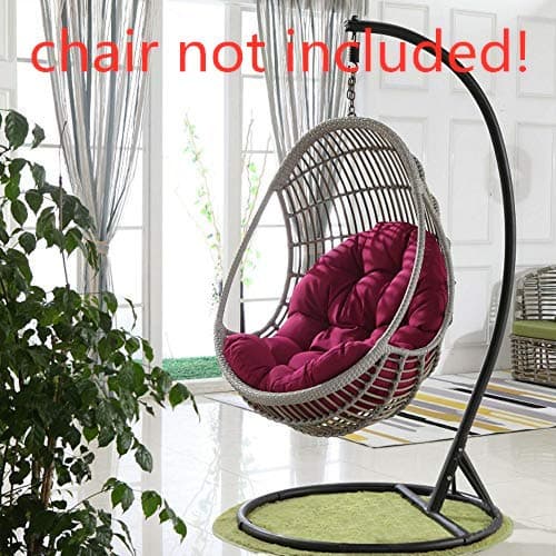 Swing Hanging Basket Seat Cushion,Filled with Pearl Cotton/Can Be Used for Cushions of Hammocks, Hanging Baskets, Swing Chairs in Living Rooms Or Family Rooms-Size : 90X120Cm(35X47Inch) only Cushion