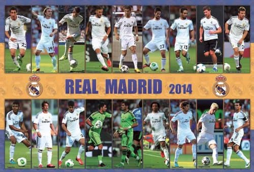 Real Madrid 2014 Football Team Sport Poster 7231