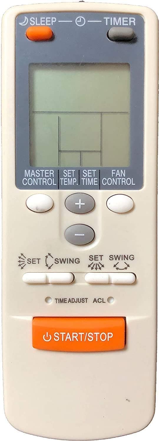 AC Remote Compatible with O General Split/Window AC Remote Control [Double Set-Swing] [ Compatible for O General AC Remote Control ] [AC-47]