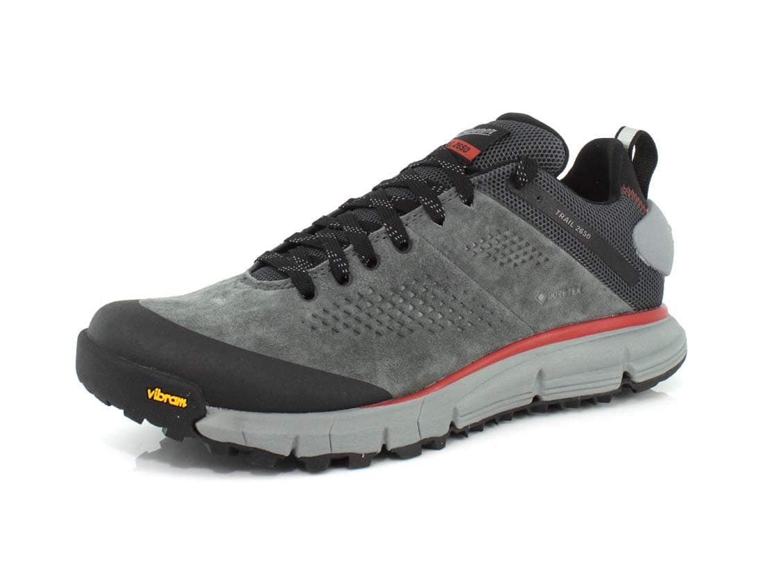 DannerTrail 2650 3” Waterproof Hiking Shoes for Men - Durable Leather & Textile Upper with Breathable Gore-Tex Lining and Vibram Traction Outsole