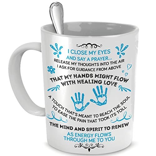 Massage Therapist Prayer Mug -Healing Hands Massage - Massage Therapist Gift