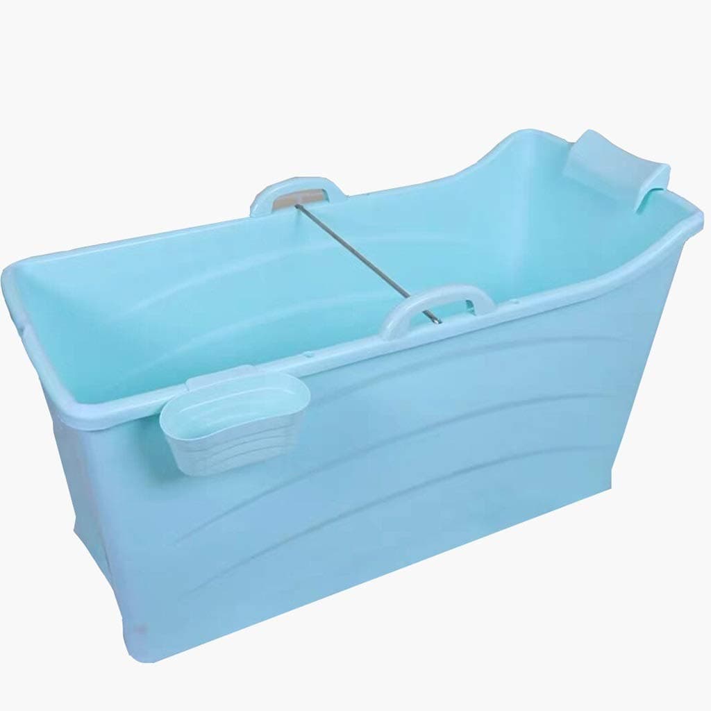 GLY Portable Freestanding Bathtub Folding Bathroom Hot Tub Bath Tub Hot Tubs Bath Bucket For Adult Long Insulation Time 120x52x68cm