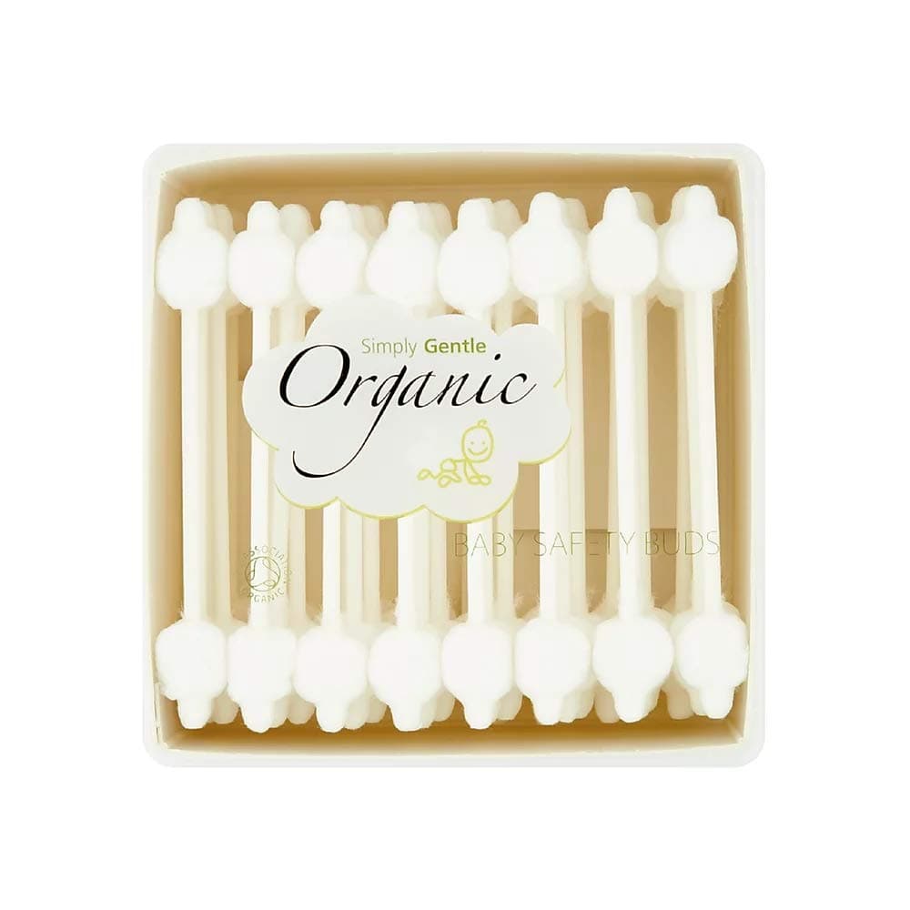 (Pack Of 12) Organic Fairtrade Cotton Safety Buds | SIMPLY GENTLE