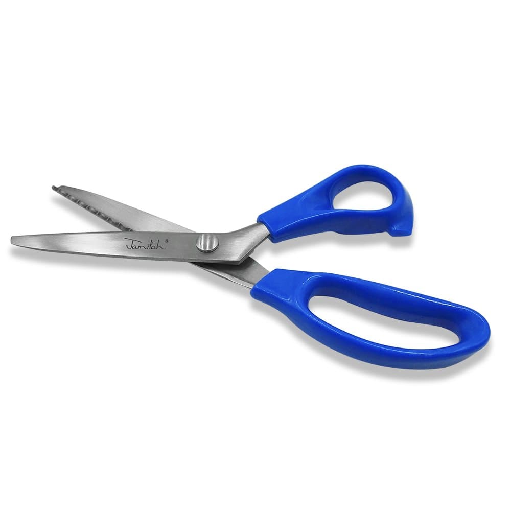 JML Pinking Shears Scissor Scallop Cutter 7mm Sewing Dressmaking Fabric Decorative New