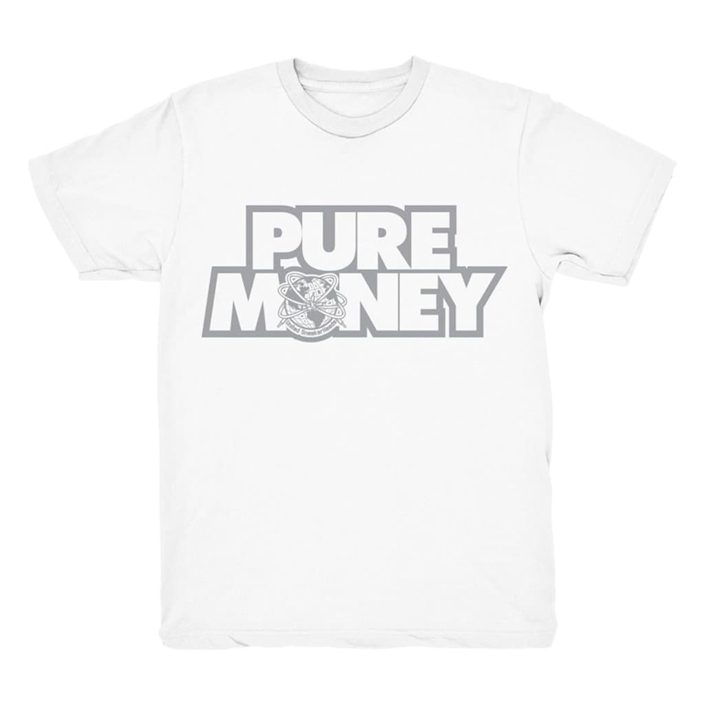 "Font" T-Shirt to match Jordan 4 Pure Money sneakers (Small)
