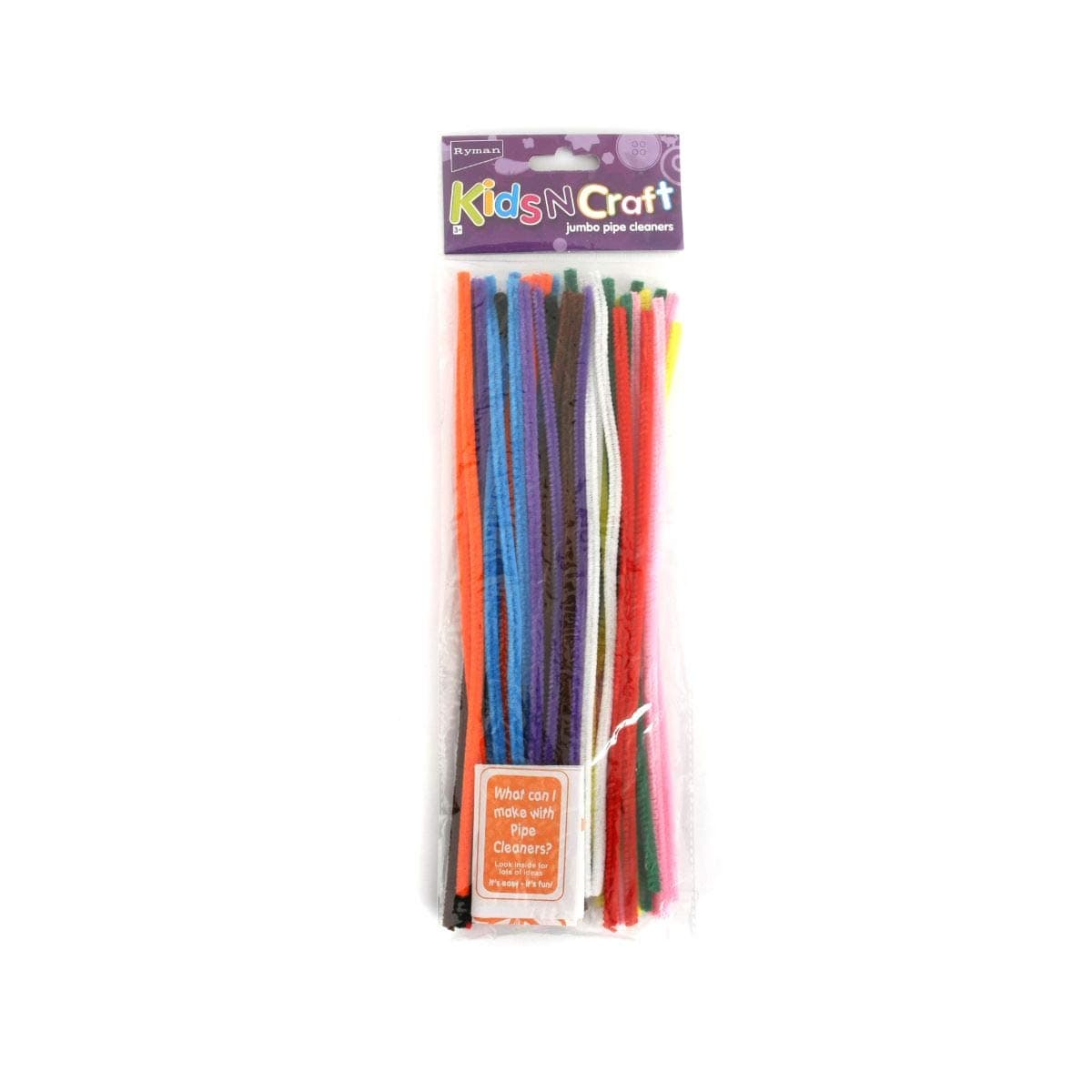 CS4010 Jumbo Pipe Cleaners, Multi-Colour