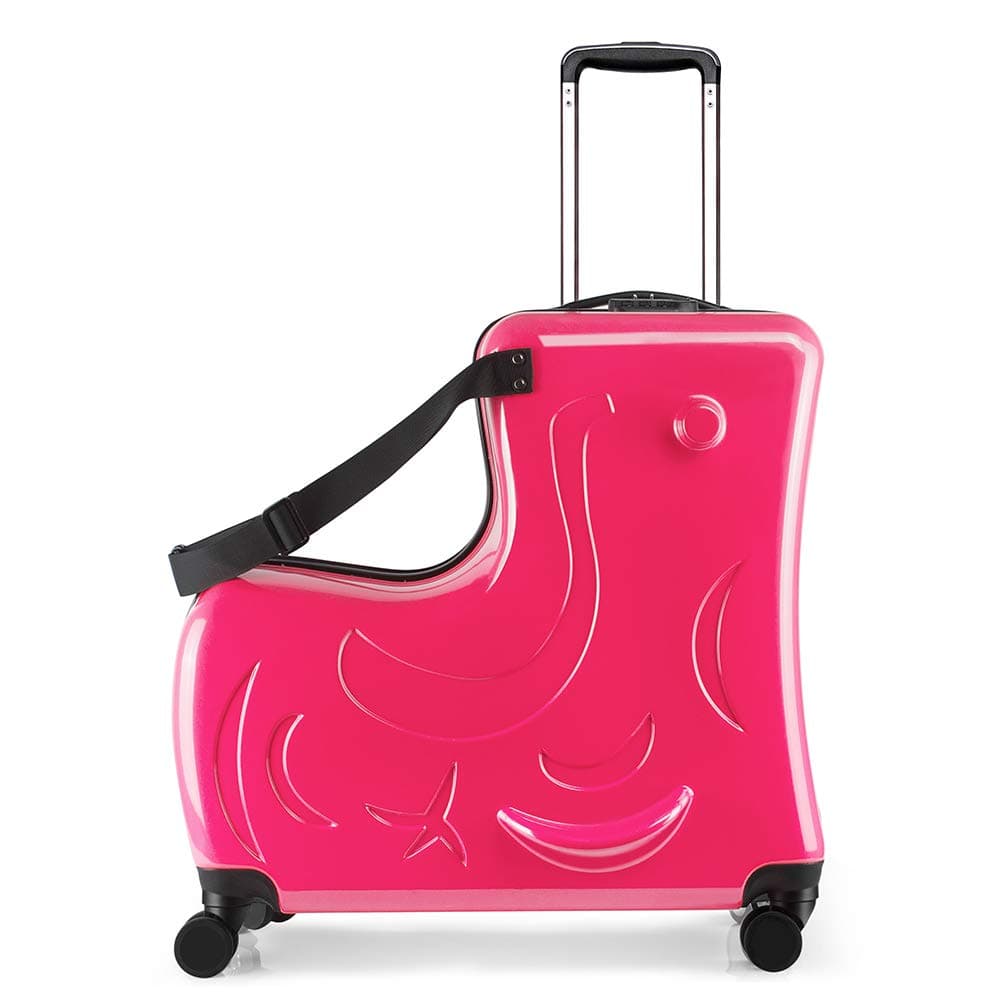 Kids Ride On Suitcase with Wheels, Scooter Luggage for Toddlers Travel, Durable Children's Suitcase for Boys & Girls Ages 2-14 Years