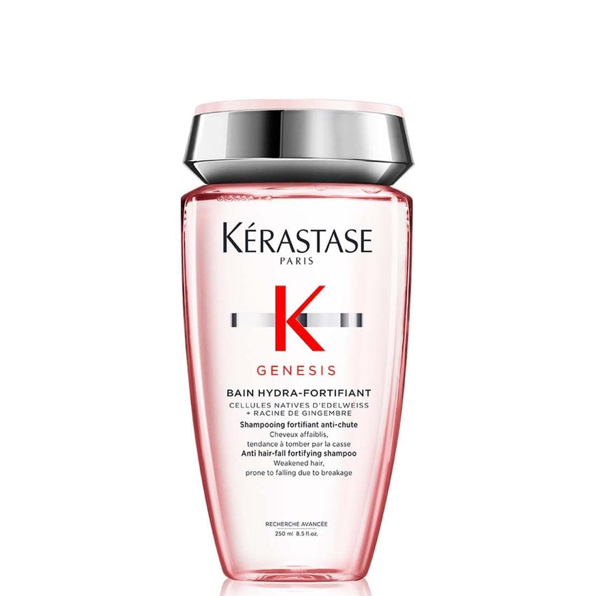 Kérastase Genesis Bain Hydra-Fortifiant, Anti-Hair Fall Nourishing & Fortifying Shampoo, For Weakened Hair, With Ginger Root & Edelweiss Flower