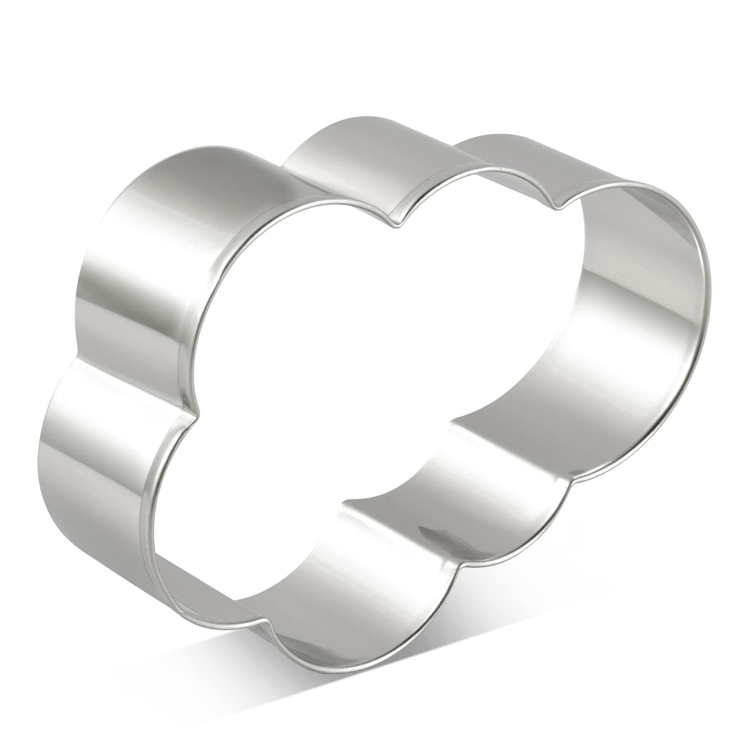 KENIAO Cloud Cookie Cutter - 3.6" - Stainless Steel