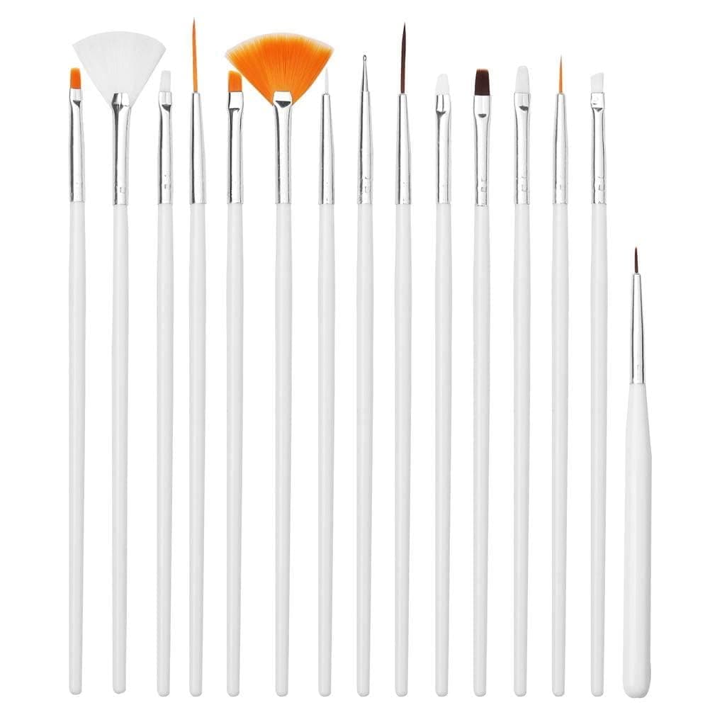 Khazna Cake Painting Brush Set, Fondant Tool 30 Pieces Cake Decorating Tool Cake Paint Brush Cookie Brush Chocolate Decorating Pen Cake Tool Cake Marker for Cookies Cake Decorating, Manicure Tools