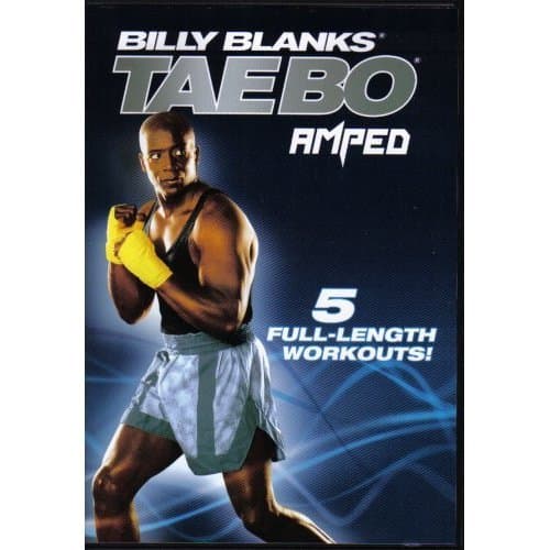 BILLY BLANKS TAE BO AMPED - 5 Workouts DVD Set - Jump Start Cardio, Fat Burn ...
