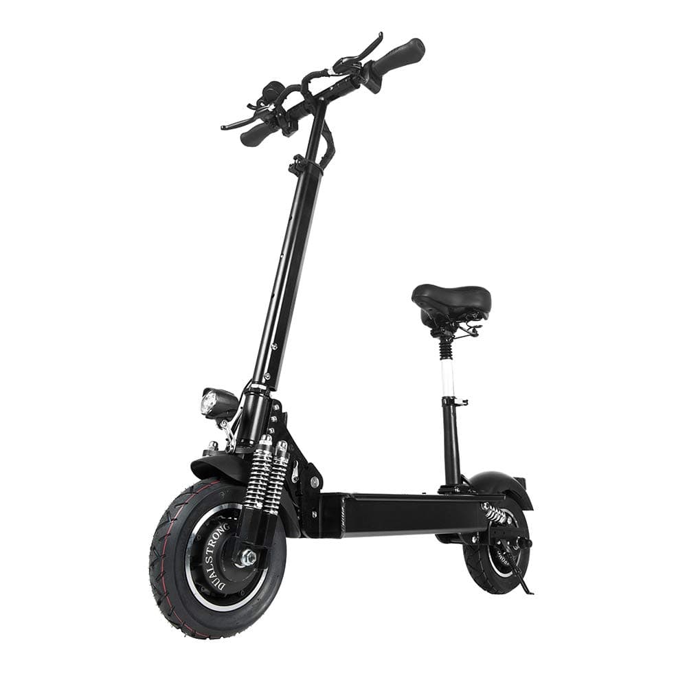 GUNAI Electric Scooters 10 Inch Folding Scooter with Seat 2000W Double Motor with LED Light and HD Display Lithium Battery 52V 23.6Ah