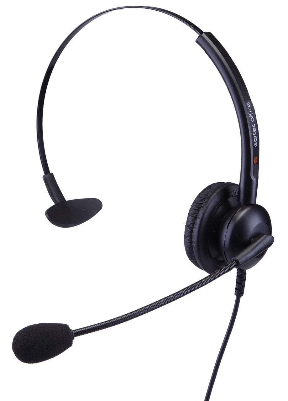 eartec office Single Ear Headset for Gigaset SL37H, SL44, SL56, SL750H & SL910H DECT Handset + FREE 2.5ml Jack Lead - QD011