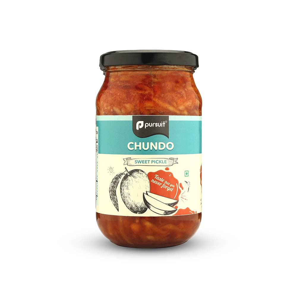 Pursuit Industries Gujarati Sweet Mango Chhundo Pickles, 450 gm