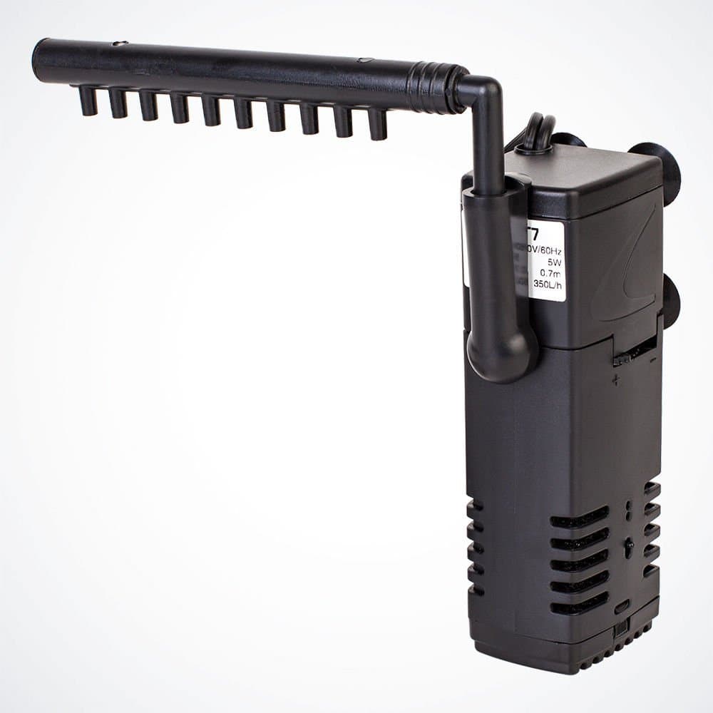 NEW 3-in-1 Multi-Function Aquarium Internal Filter Pump 20 Gal Fish Tank 90 GPH aquarium filter