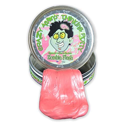 Crazy Aaron Thinking Putty - Zombie Flesh - Stress Relief Sensory Toys - Non Sticky Fun for Ages 3 and Older