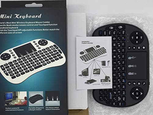 Mini Wireless Keyboard 2.4G with Touchpad for PC Android TV Raspberry Pi Kodi Media Box XBox360 Playstation 3,4 (PS3 PS4)