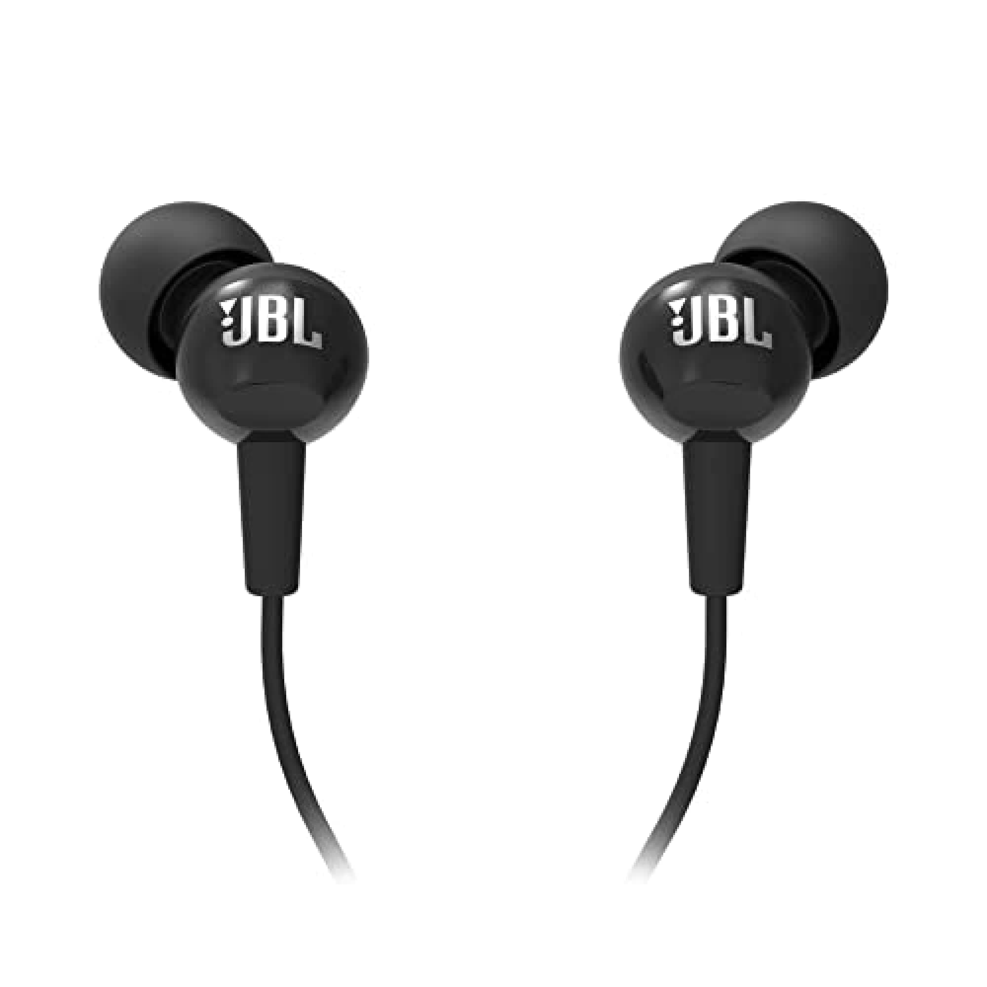 JBL C100SI In-Ear Headphones with Mic -Black