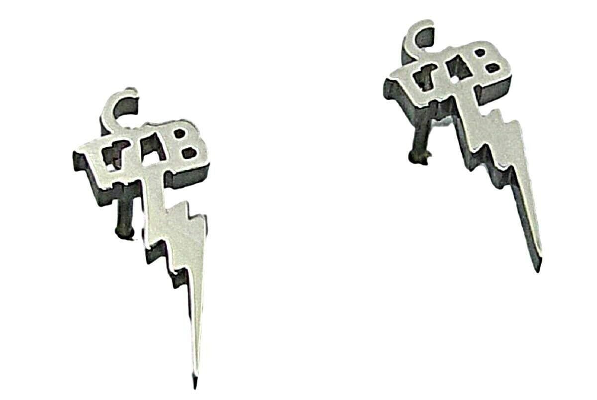 Elvis TCB Taking Care of Business Logo Stud Earrings