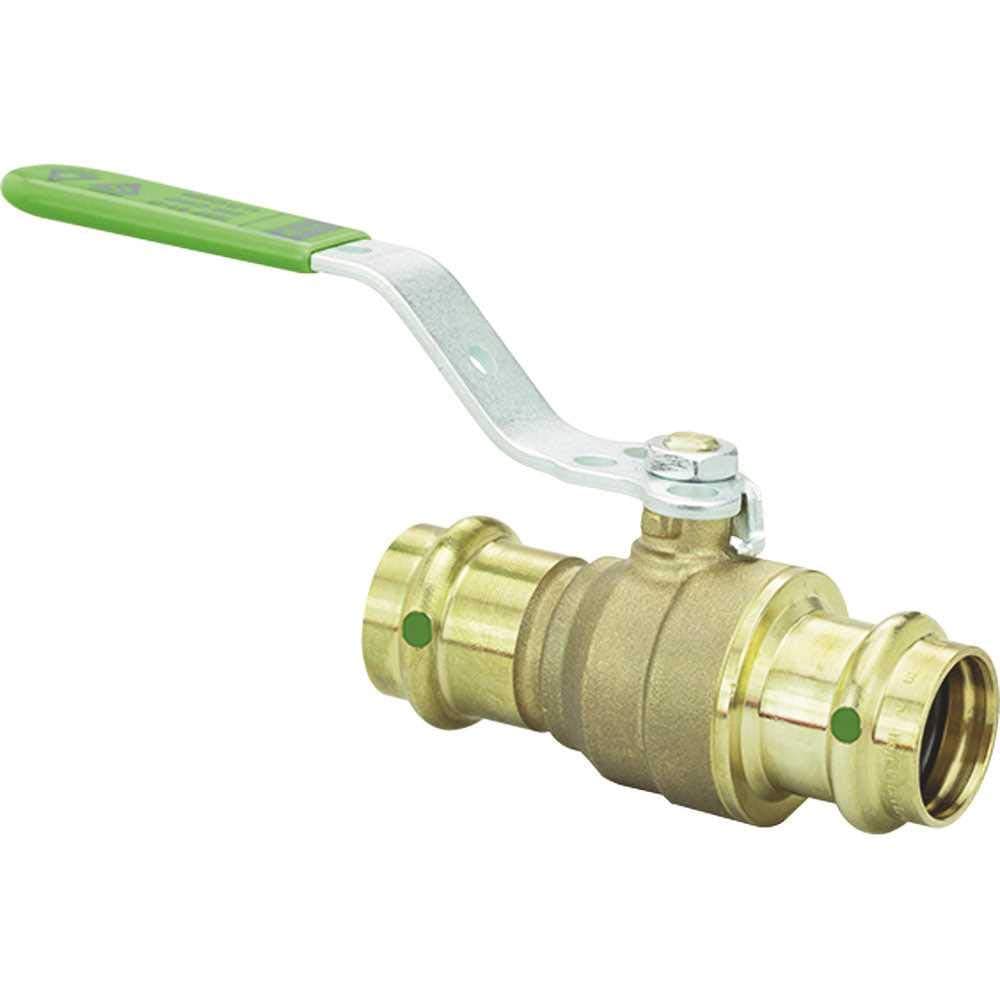 3/4" Press Bronze Ball Valve Inline