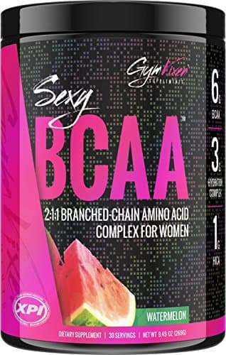 Gym Vixen Sexy BCAA (Watermelon) 30 Servings - BCAA Complex for Women - High Quality, Pure 2:1:1 Branched Chain Amino Acid