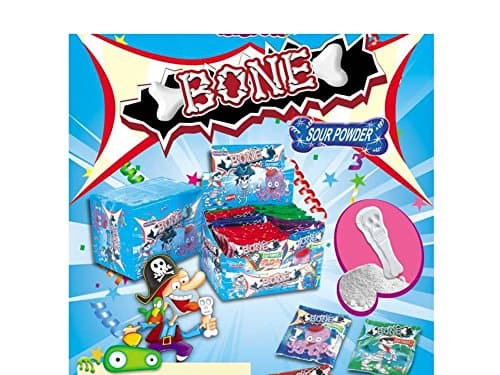 fantasy toys Fantasy-50421, bone sour powder, exhibitor with 48 units of pista pista pica with gluten-free candy