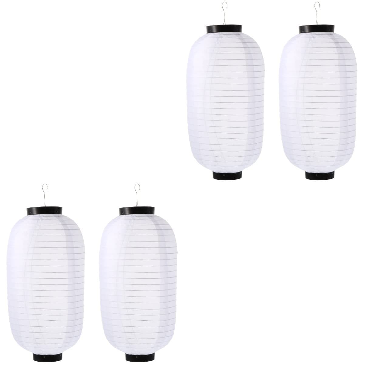 ABOOFAN 4 pcs Bar: Style Restaurant Lawn Wedding Lantern, Asia Ceiling China Pub Cloth Lamps Birthday in, Spring Lanterns Decor Yellow Shade Patio Shades Yard