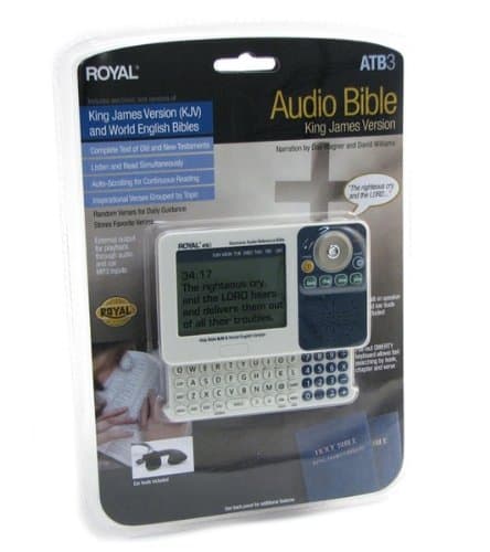 KJV/WEB Royal Electronic Bible & KJV Audio Bible Player With Pull-Out Keyboard Misc. Supplies – January 1, 2010