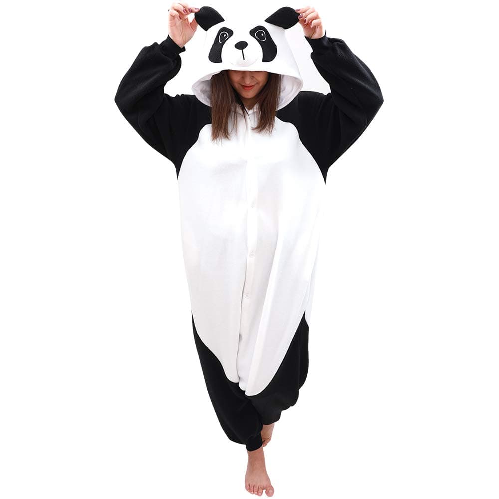 COCOPLAY WAdult Animal Onesie Panda Pajamas- Plush One Piece Costume