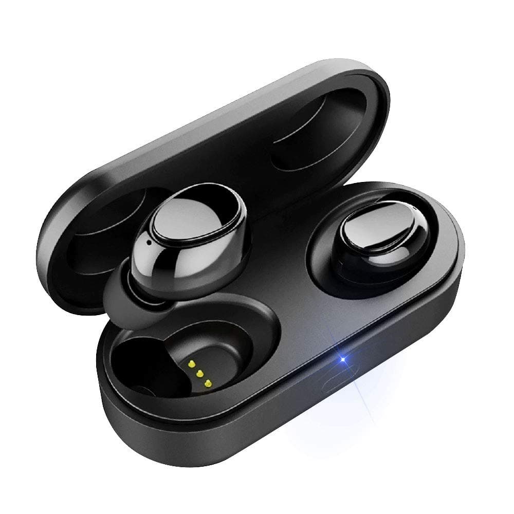 Wireless Ear Buds Wireless Headphones Bluetooth 5.0 Waterproof Built-in Mic with 500mAh Charging Case