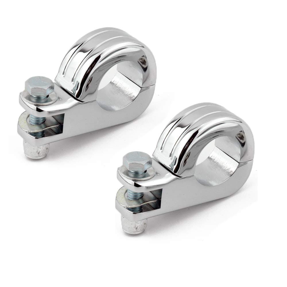 38mm/1.5inch Highway bar clamps Motorcycle Foot rest footpeg P-Clamp mounting kits for harley highway bars Engine Bar Clamps